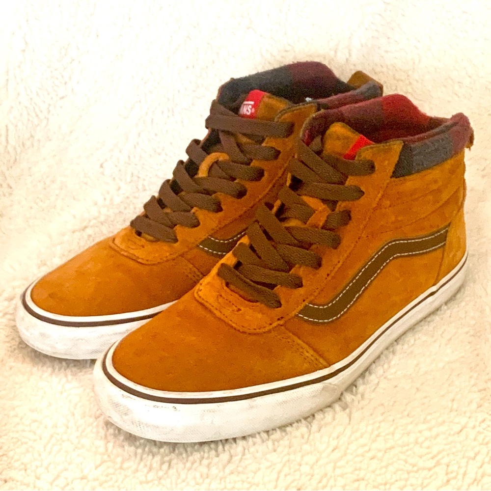 ❌SOLD❌VANS Men’s Sk8-Hi MTE 2.0 Dx Glazed Ginger Brown Shoes Suede Boots - 8.5